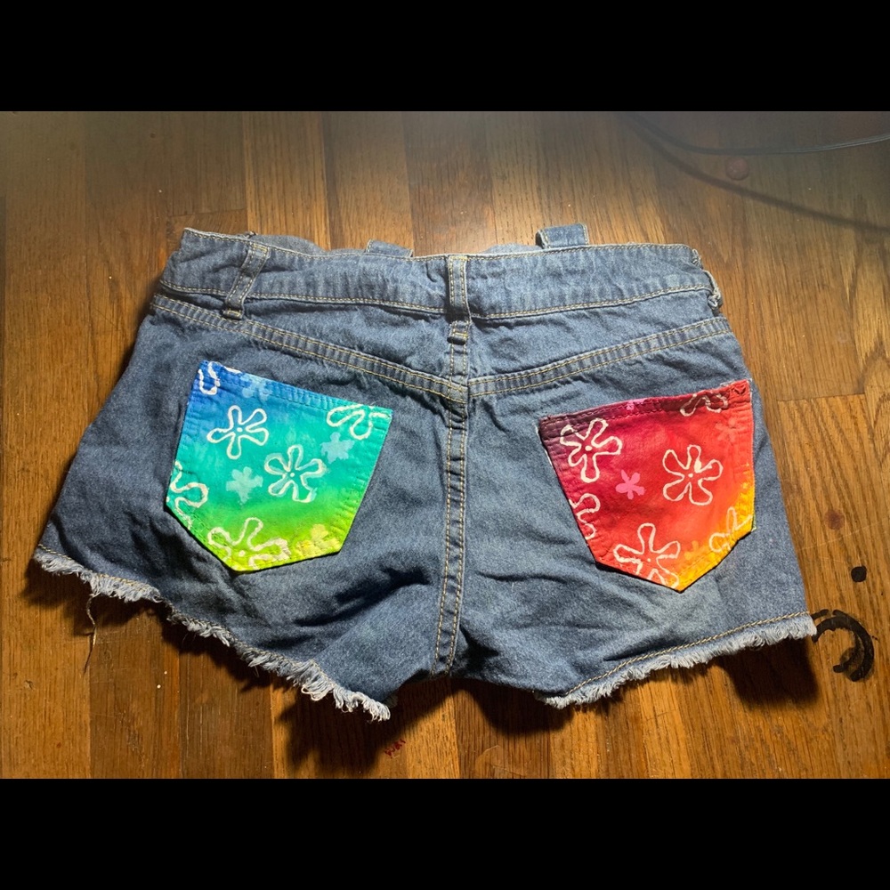 Spongebob Custom Overall Shorts